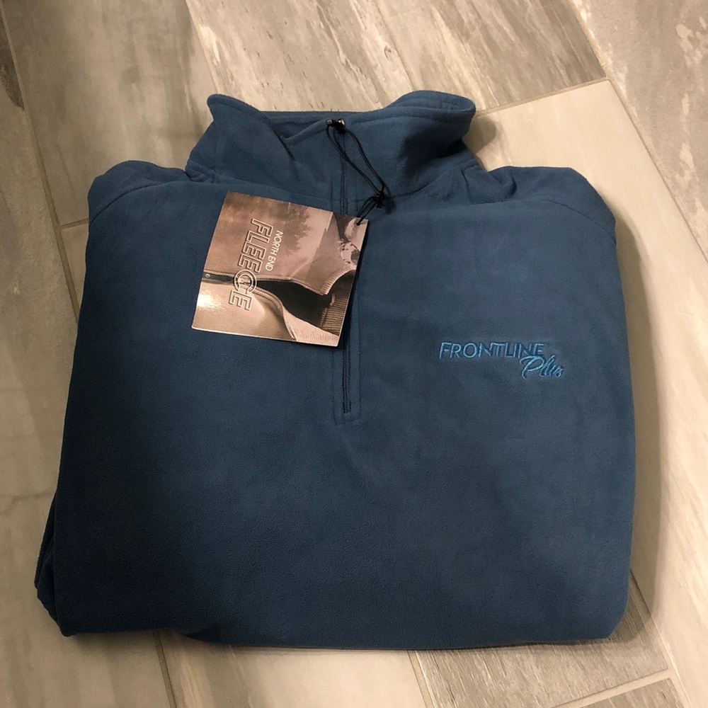 Frontline Plus Women's Blue Fleece Jacket